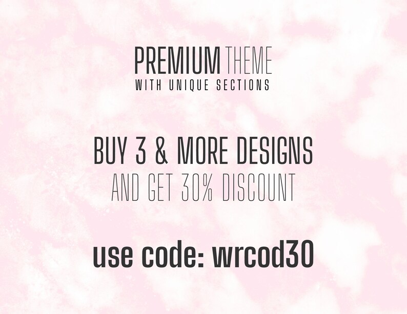 Lyxig modewebbdesign för Shopify- och Wix-butiker Shopify Clothing Boutique Färdig webbmall, Shopify-tema, klädwebbplats bild 5
