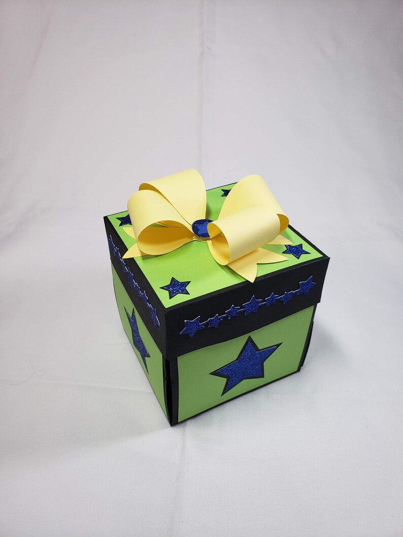 Star Explosion Box / Holographic / Glitter Explosion Box / Etsy