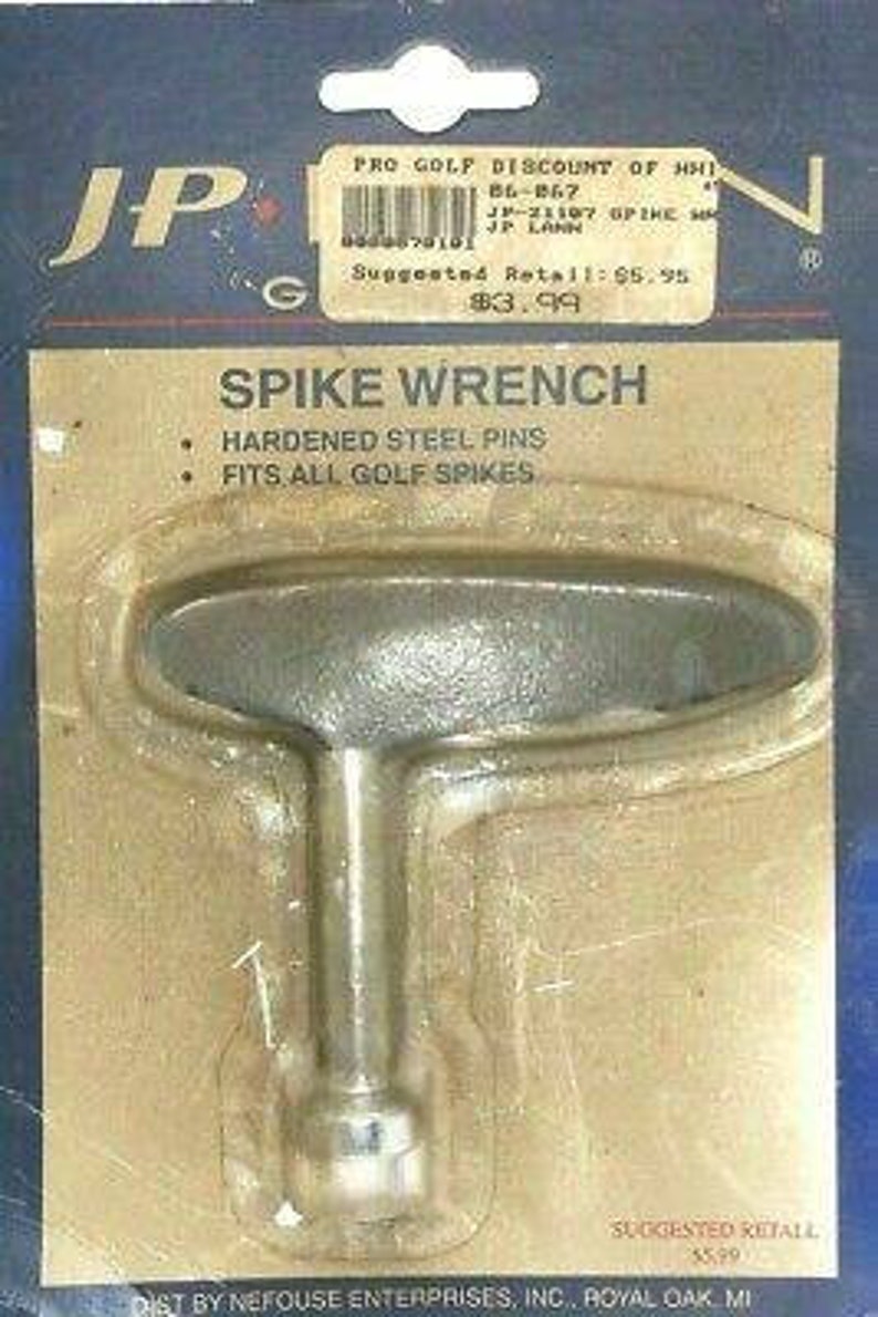 Vintage JP Lann Universal Golf Spike Wrench Fits All Golf Etsy