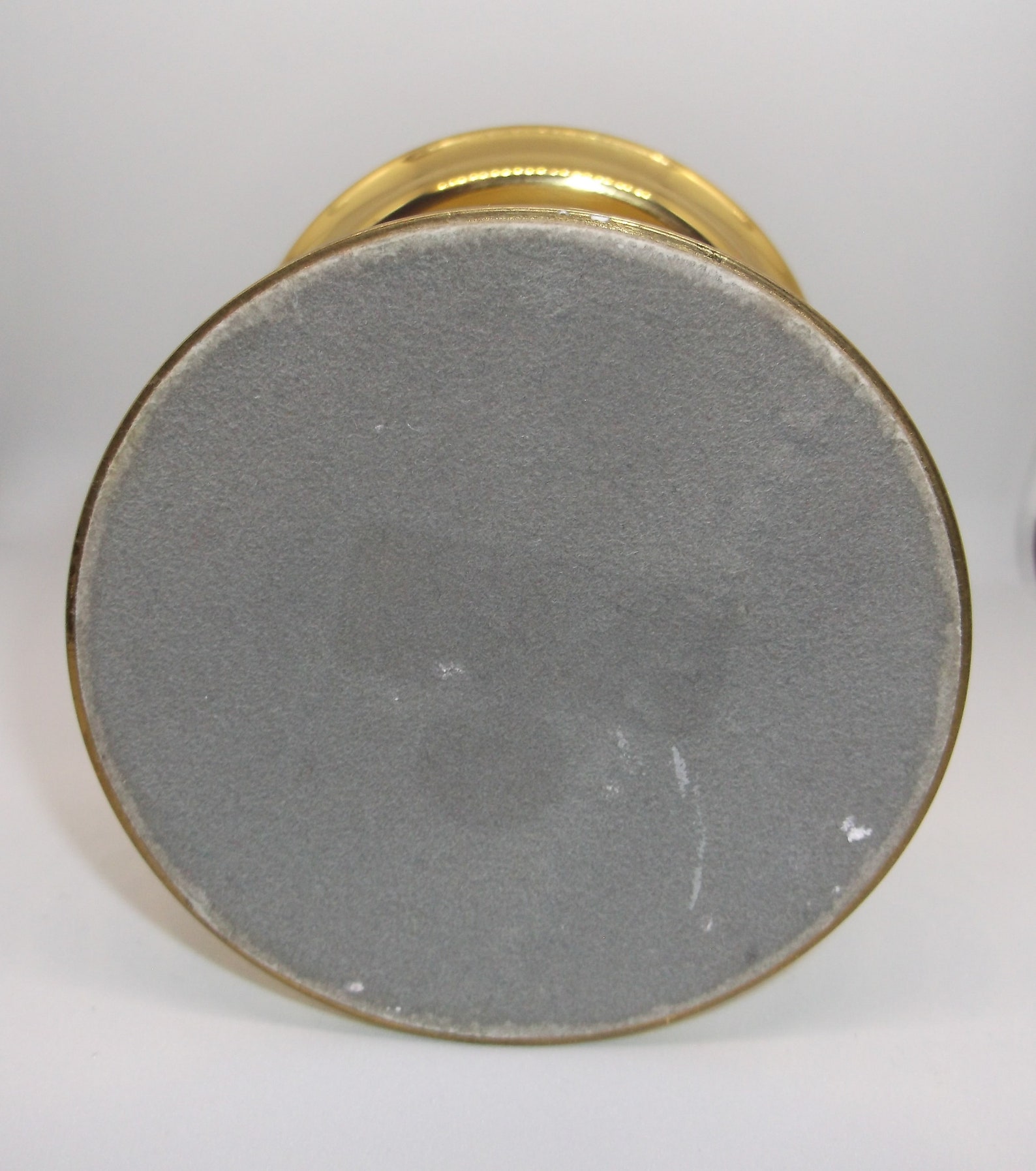 Vintage PartyLite Brass Pillar Candle Holder from the 90s Etsy