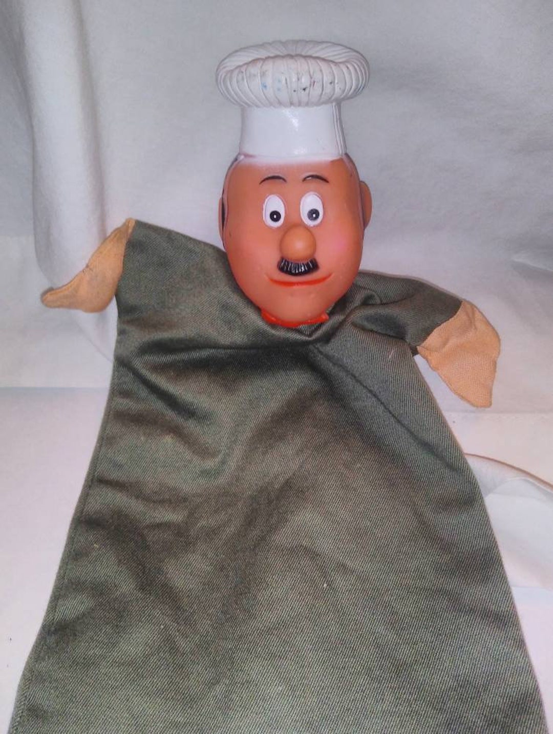 Vintage 1960s1970s Mr. Chef Hand Puppet for Children Etsy