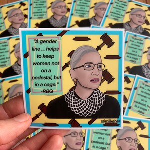 Ruth Bader Ginsburg RBG feministische Aufkleber #2