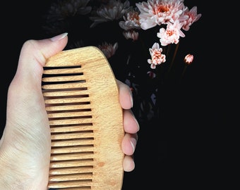 Wooden Comb Small/Hair comb/Neem wood/Grip comb/ Massage Comb
