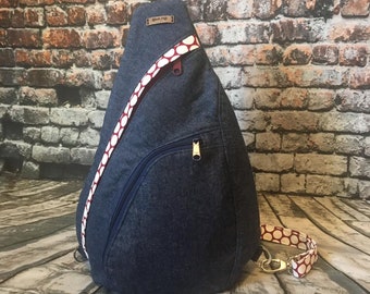 Tenacitee Living In Pennsylvania with Vermont Roots Grey Brushed Canvas Messenger Bag