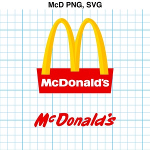 Mcdonald's Logo I Mcdelivery Logo I Mccafe Logo I SVG PNG Files I ...