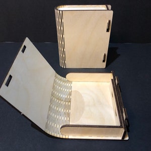 Caixa/estojo para cartão Arquivo cortado a laser .dxf .svg .ai .lbrn