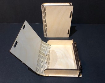 Card Case/Box Laser Cut File .dxf .svg .ai .lbrn