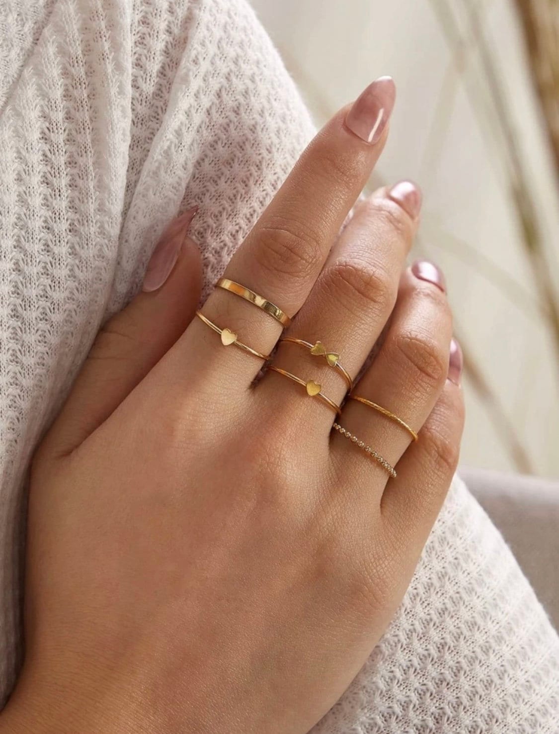 Dainty Gold Rings – Signet Collection