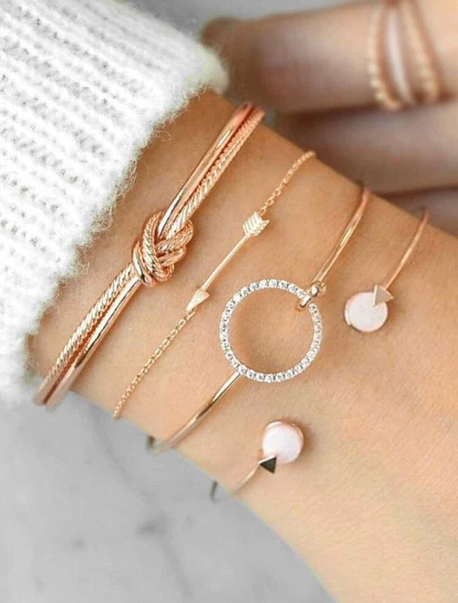 Elsie Eternity Bracelet - Gold