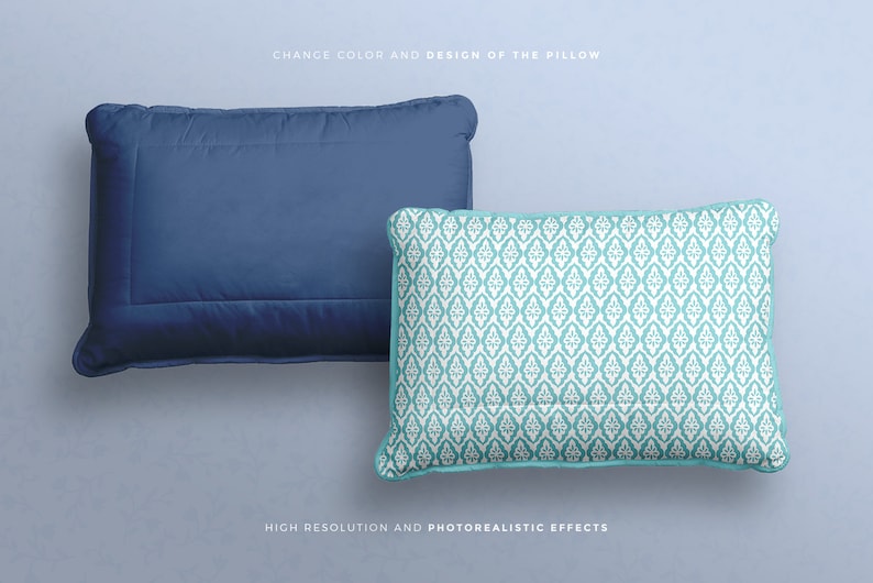 Soft Bed Pillow Mockup Etsy