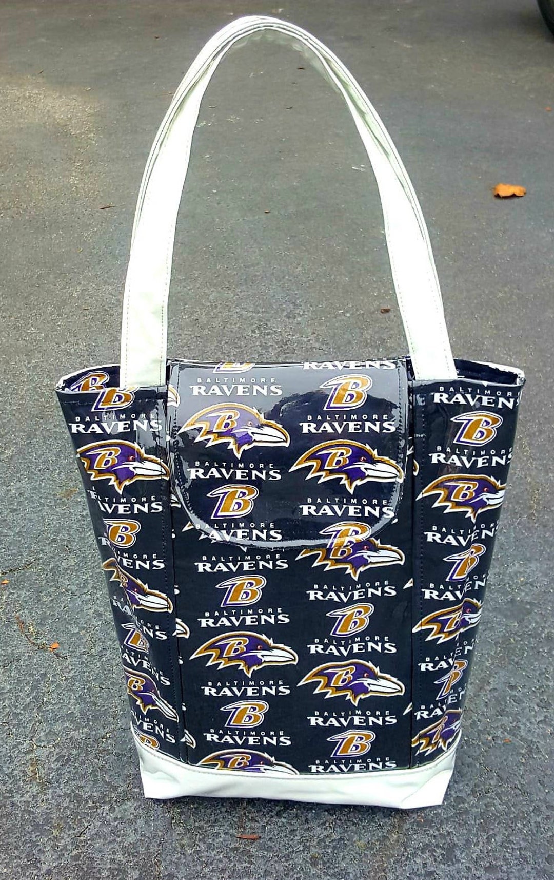 Baltimore Ravens Handbag Ravens Bag Large Purse Fabric Bag Etsy