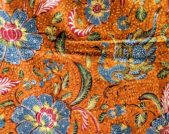 Vintage Hand Drawn Indonesian Batik, Batik Collector Item, Old Batik Tulis, Tiga Negeri, Indonesian Vintage Batik, Made In Indonesia