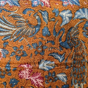 Sie Djien Soen Tiga Negeri, Vintage Hand Drawn Indonesian Batik, Batik Collector Item, Old Batik Tulis, Traditional Indonesian Batik Fabric