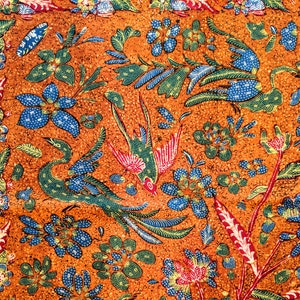 Sie Djien Soen Tiga Negeri, Vintage Hand Drawn Indonesian Batik, Batik Collector Item, Old Batik Tulis, Traditional Indonesian Batik Fabric