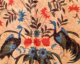 Antike Textil, Vintage Hand gezeichnet indonesischen Batik, Batik SammlerStück, sehr alte Batik Tulis, traditionelle indonesische Batik, Batik Kuno