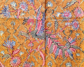 Pagi Sore Hand Drawn Indonesian Batik, Batik Sidomukti, Batik Collector Item, Old Batik Tulis, Tiga Negeri, Vintage Handwritten Batik