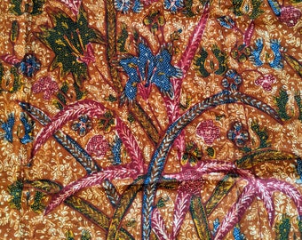 Antike Kain Batik Lasem, alte indonesische Batik Tulis Stoff, Pagi Sore handgeschrieben Batik, Batik Sammler Artikel, Vintage Batik Stoff