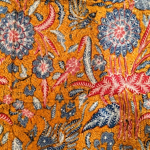 Vintage Hand Drawn Indonesian Batik, Batik Collector Item, Old Batik Tulis, Tiga Negeri, Traditional Indonesian Batik
