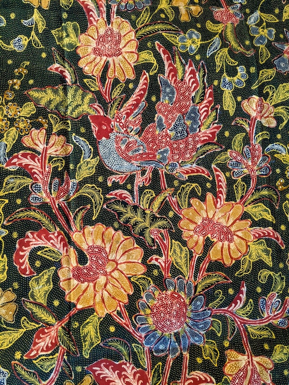 Vintage Batik Tulis Tiga Negeri, Handwritten Indonesian