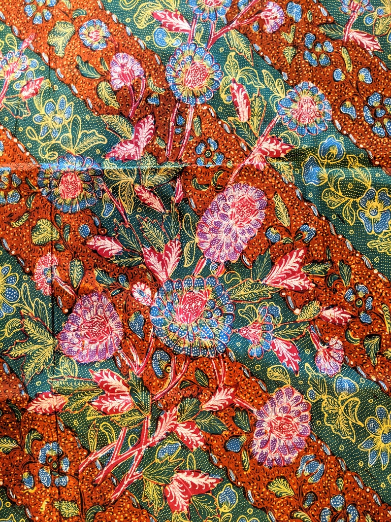 Vintage Batik Tulis Tiga Negeri Batik indonésien manuscrit Etsy