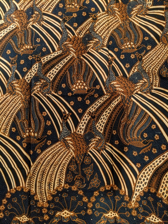 Batik Tulis Solo, Hand Drawn Indonesian Batik, Sogan Java With