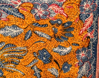 Vintage Hand Drawn Indonesian Batik, Batik Collector Item