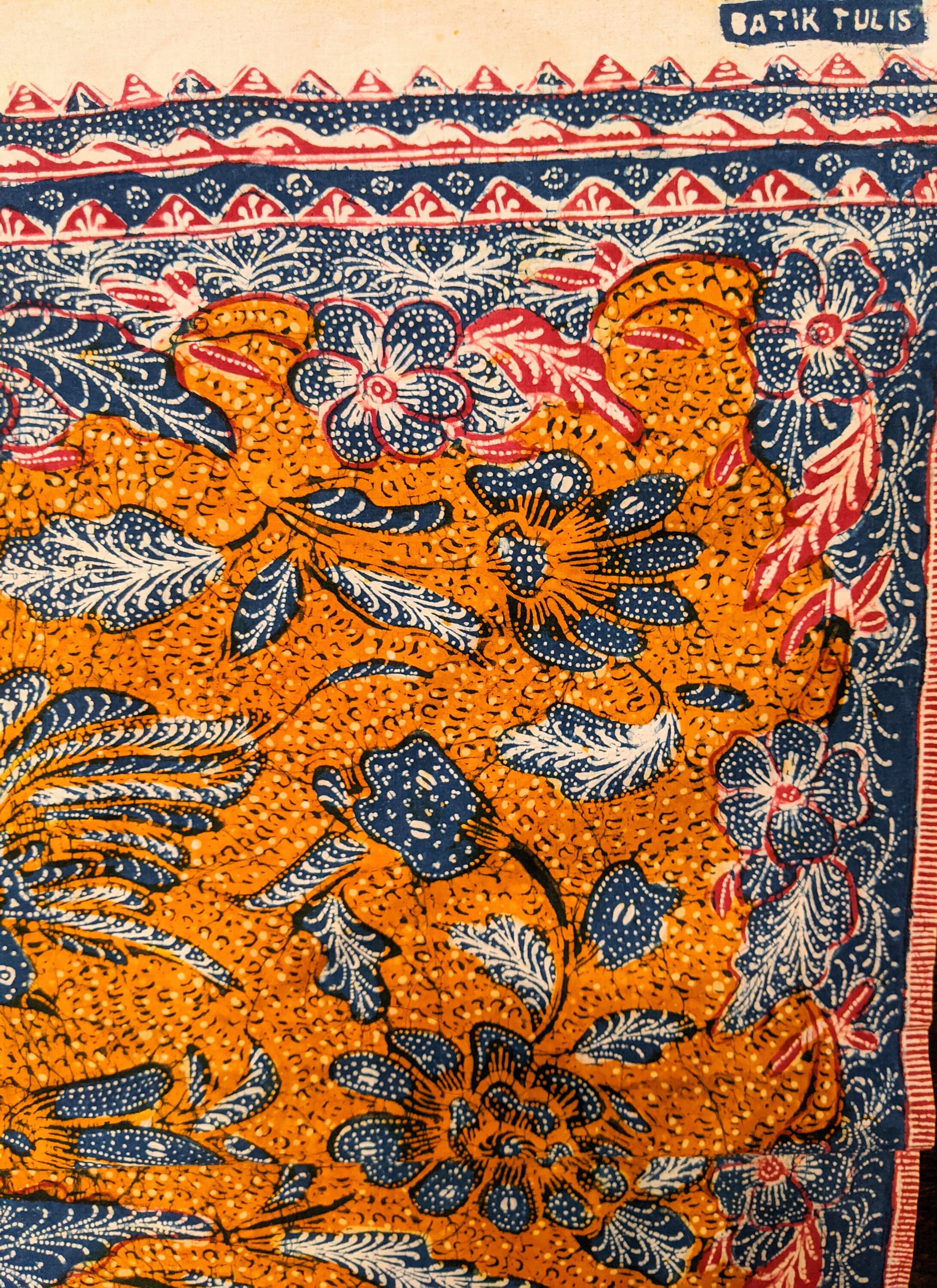 Vintage Hand Drawn Indonesian Batik, Batik Collector Item