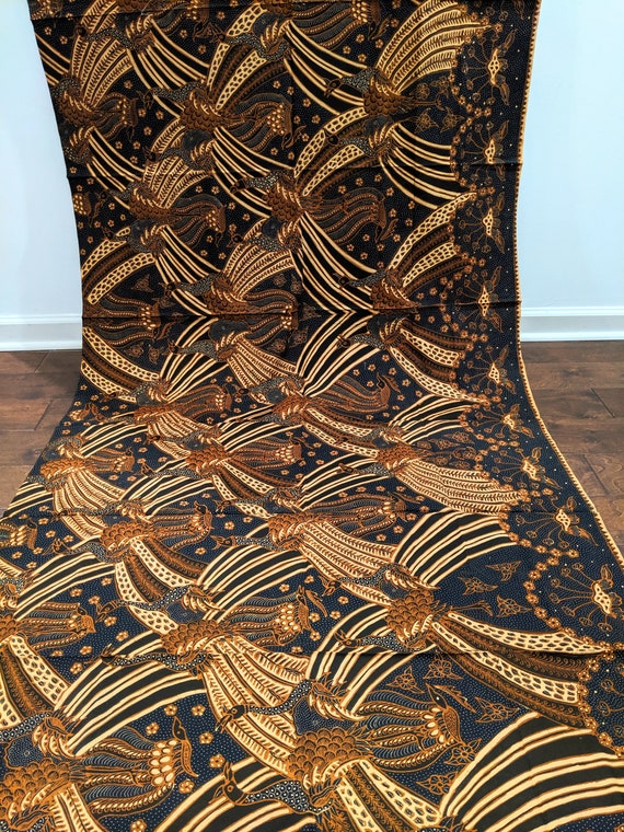 Batik Tulis Solo, Hand Drawn Indonesian Batik, Sogan Java With