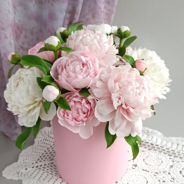 Real Touch Flower Arrangement Etsy