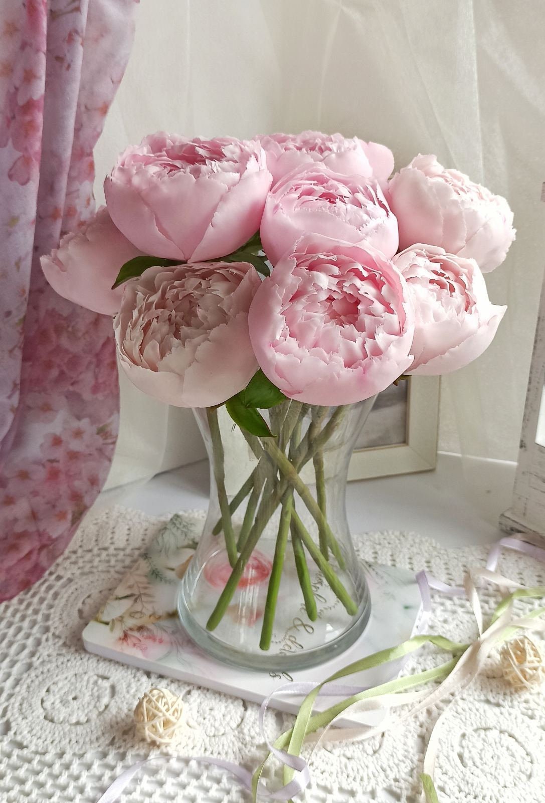 Ardent Love Bouquet with Pink Roses, Pink Gerbera Daisies, Pink