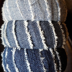 3 Denim Bangles (set available)