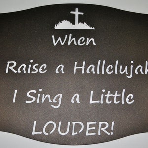 Inspirational Wall Hanging - Sing Hallelujah