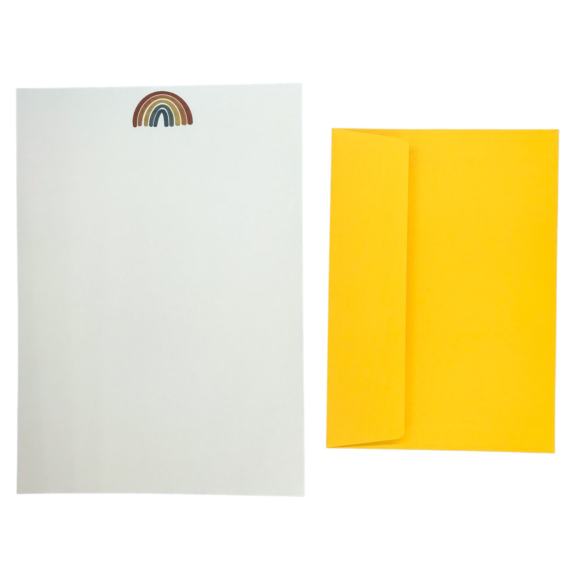 Rainbow Letter Writing Set Beach A5 Writing Paper Holiday Etsy UK