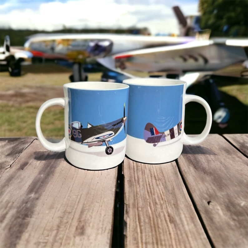 MustardandGrayLtd Spitfire Mug - Thumbnail 3