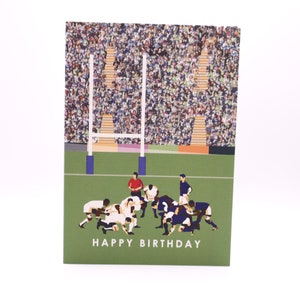Rugby Birthday Card | Rugby Greetings Card | from Mustard and Gray