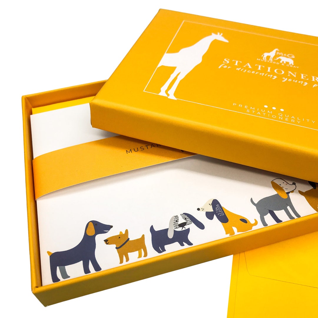 Dogs Notecard Set Dog Stationery Kids Dog Gifts Puppy Stationery