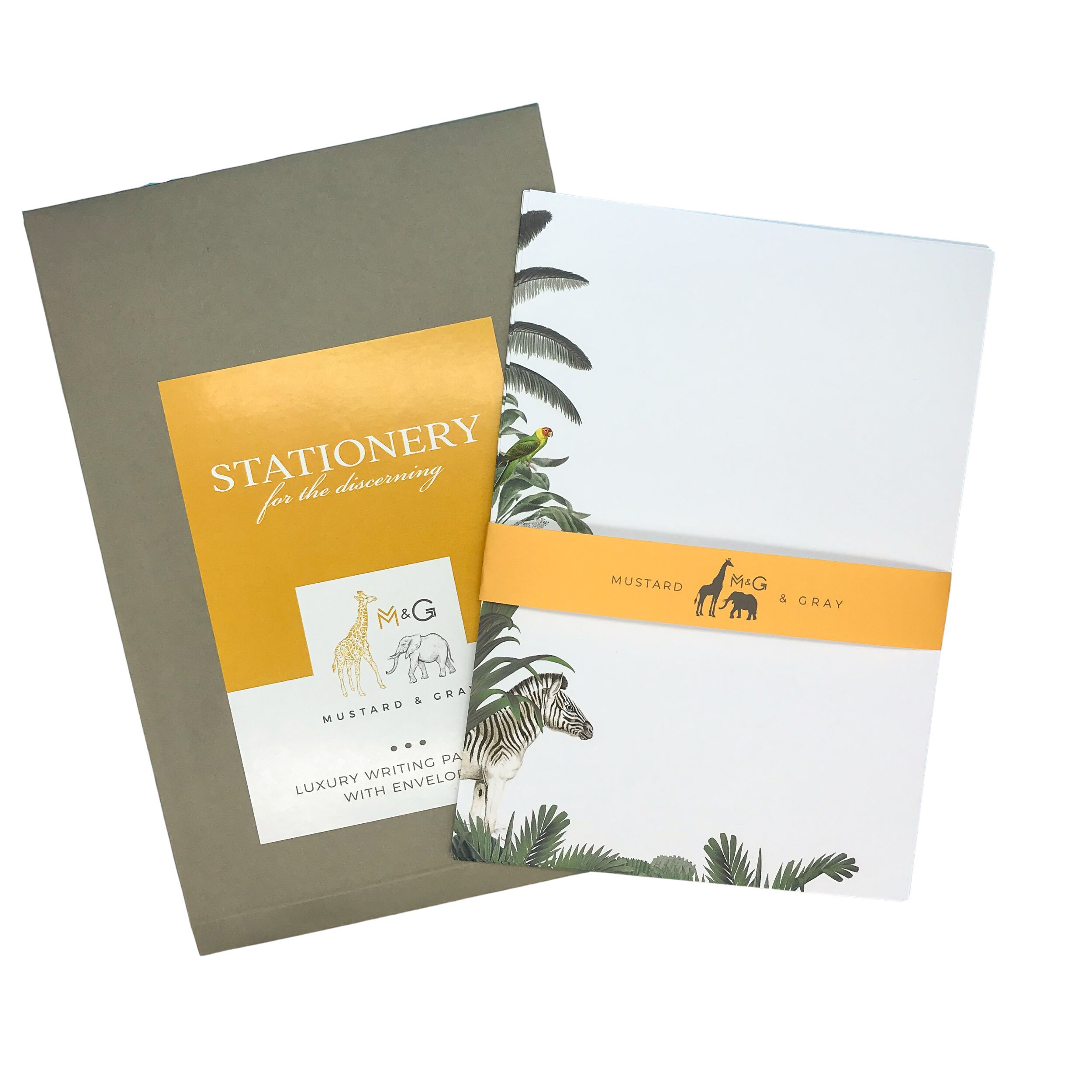 Zebra Letter Writing Paper and Envelope Set Zebra Stationery Etsy UK