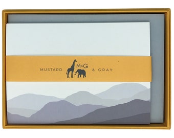 Hills Notecards with Envelopes