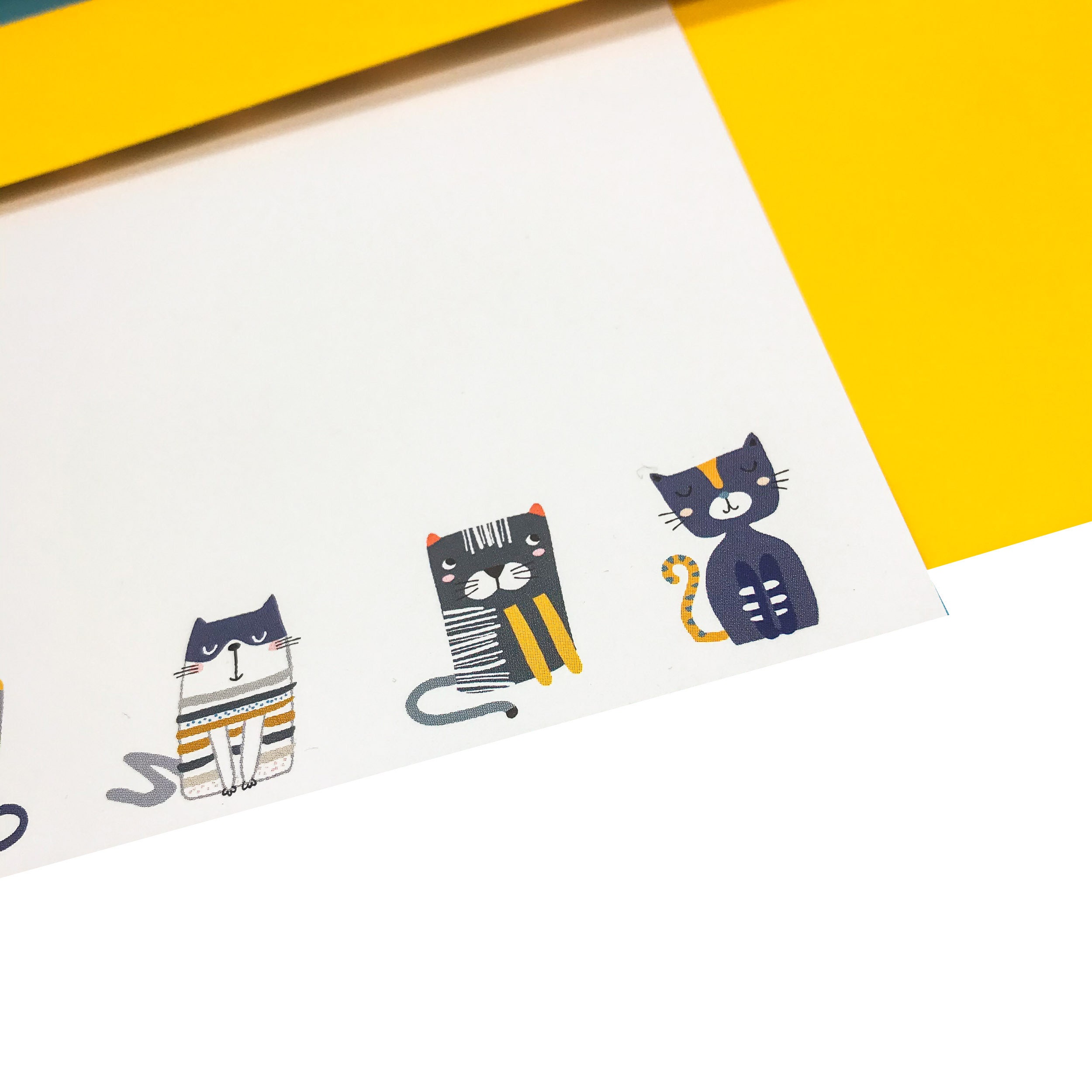 Cats Notecard Set Cats Stationery Cat Gifts Kitten Etsy