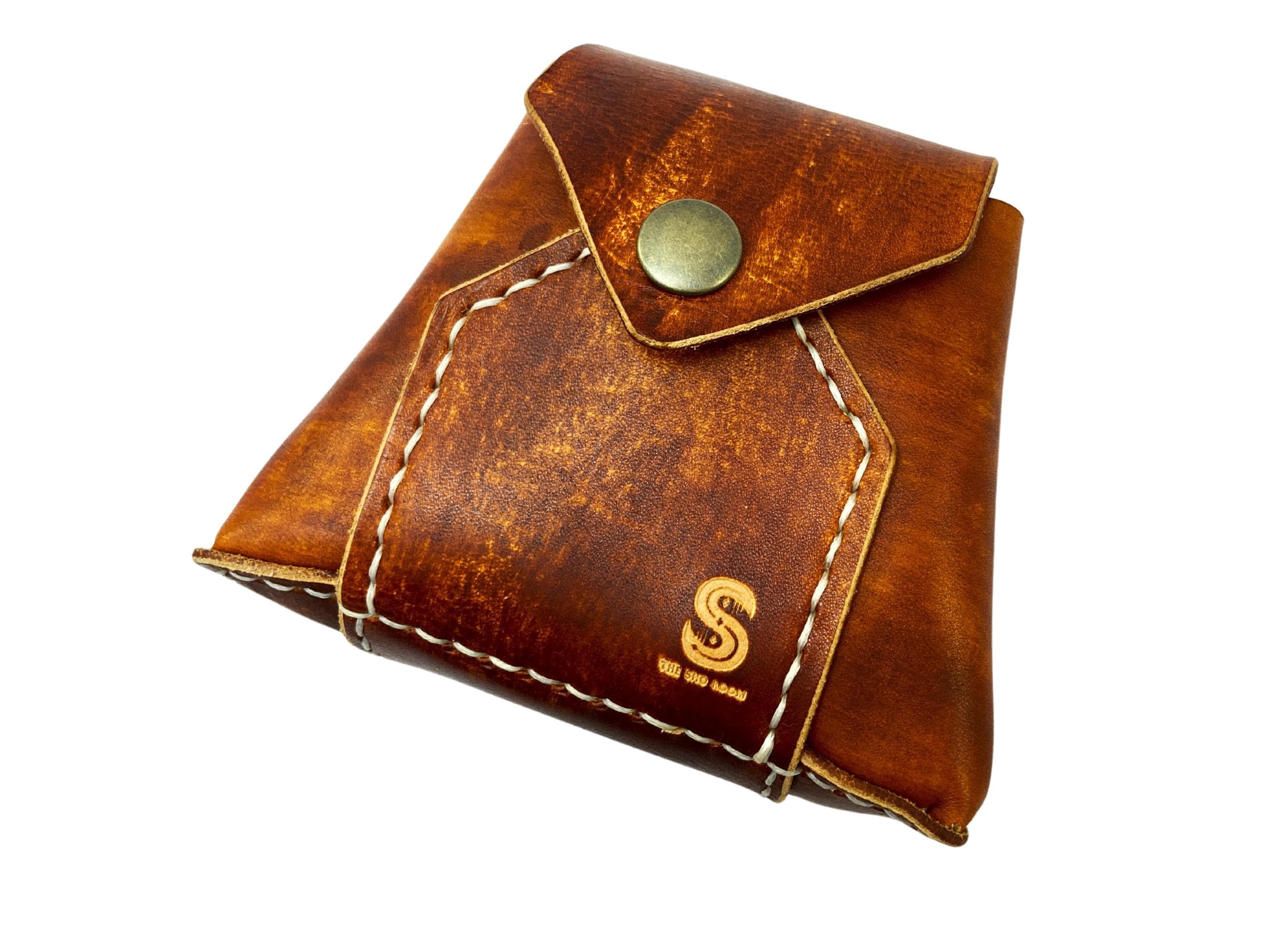 ミニブッシュクラフトレザーベルトポーチ、ブッシュクラフトツール用