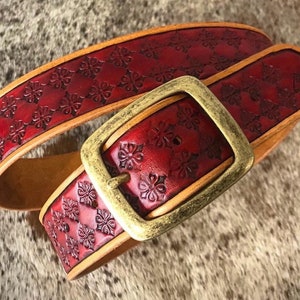 Full grain, vegetable tanned leather, leather belt, unisex belt, made to measure