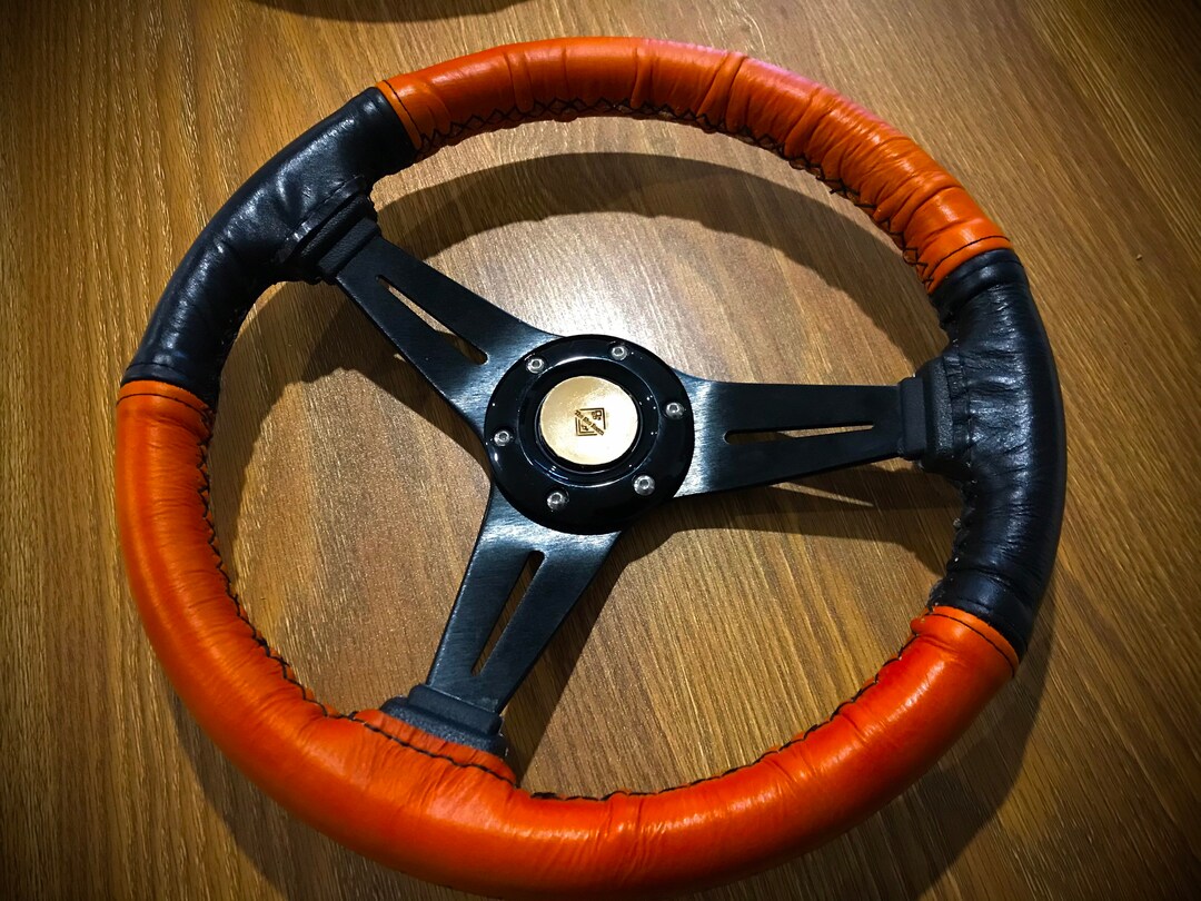 Tooled Leather Steering Wheel Cover, Measured to Order Etsy