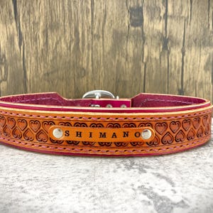 Collare personalizzato in pelle per animali domestici, collare personalizzato per cani