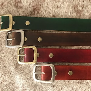 Full grain leather belt, bushcraft belt, rugged leather belt