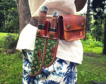 Etui pour couteau Bush crafters avec attache ceinture amovible