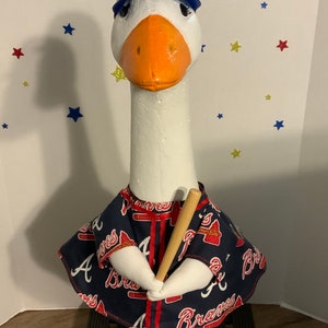 Atlanta Braves Baseball Goose Clothes