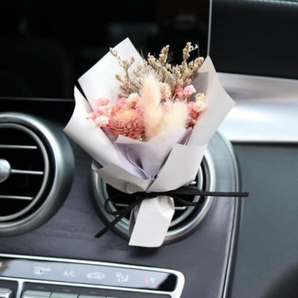 Dried Flower Car Rearview Etsy
