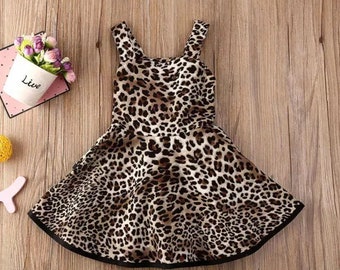 animal print dress baby girl