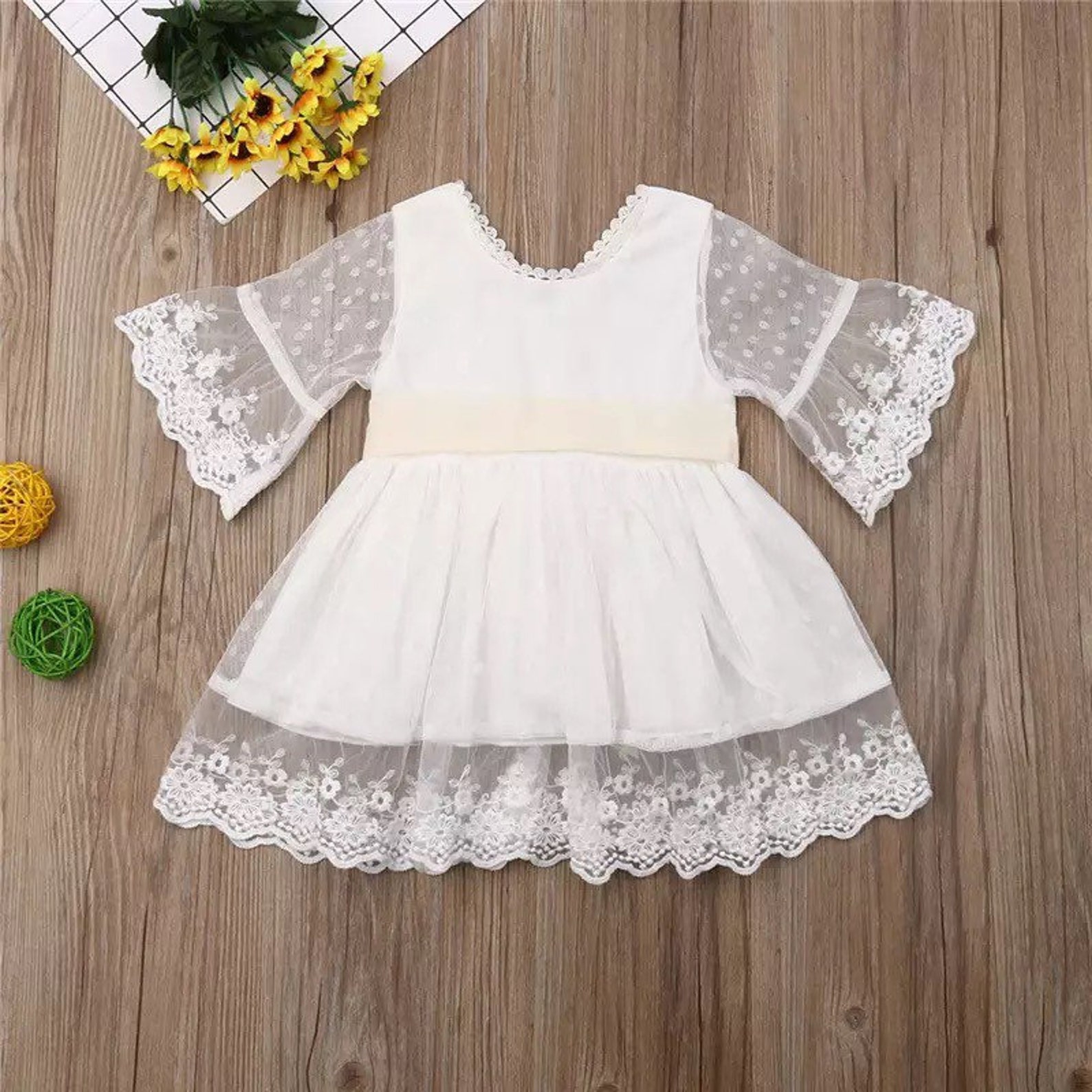Toddler Ivory Dress Baby Girl Ivory Dress Lace Toddler Dress Etsy