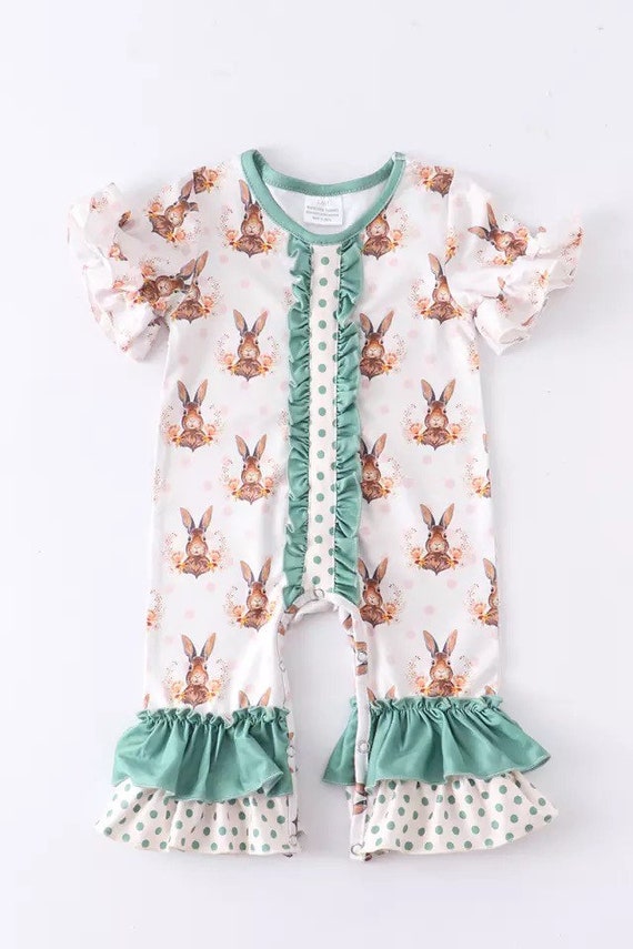 baby easter romper